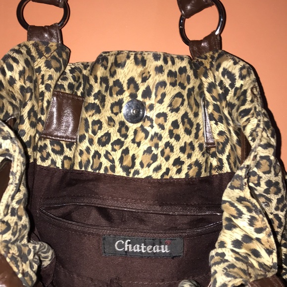 Leopard Print Satchel Bag - Picture 10 of 14